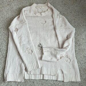 Holey yes I mean Holey Sweater
